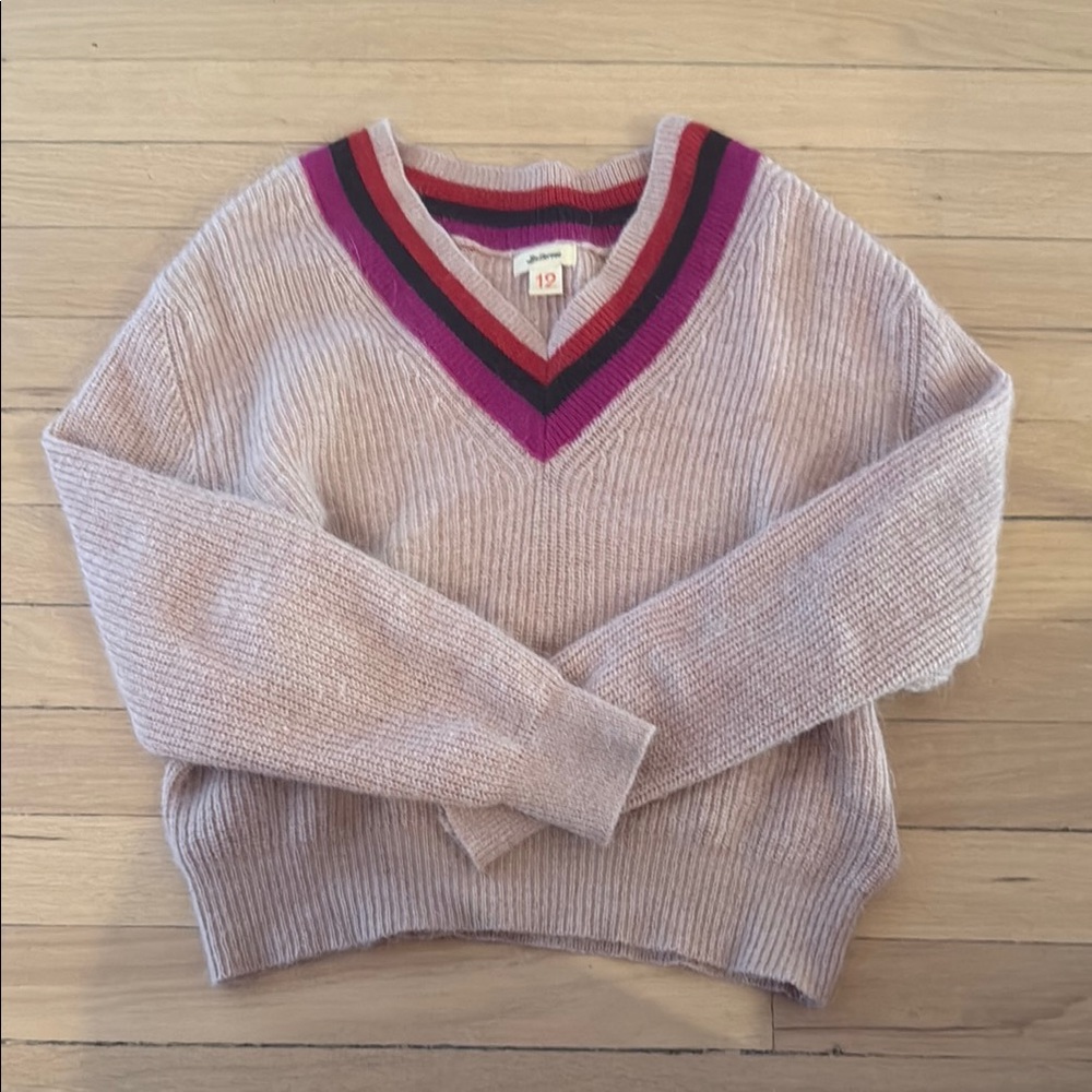 Betterose V-Neck Pink and Purple Kids Sweater Never Worn New Condition